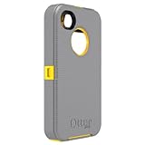 Otterbox Defender Series Hybrid Case & Holster for iPhone 4 & 4S  - Retail Packaging - Sun Yellow/Gunmetal Grey