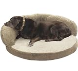 Chocolate Ortho Sleeper Bolster Bed, 42 Diameter