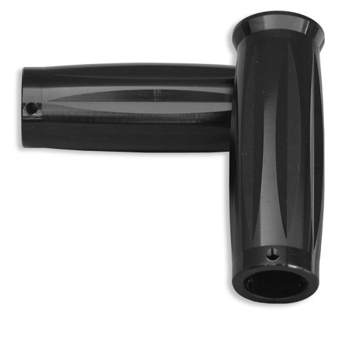 Nirve Diamond-Cut Bicycle Handlebar Grips (Black)