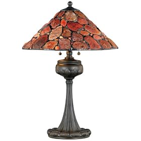 Quoizel Natural Agate Table Lamp by Quoizel