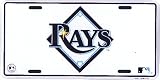 Tampa Bay Rays Classic Metal Auto Tag Embossed