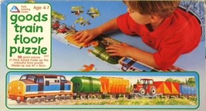 Goods Train Floor Puzzle