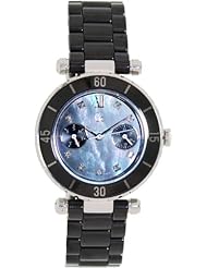 GUESS Womens Gc DIVER CHIC Diamond Dial Black Ceramic Timepiece