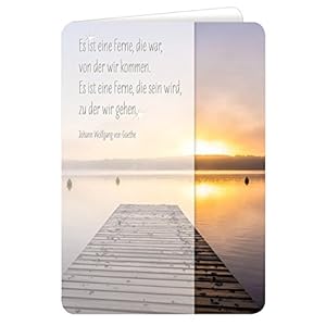 Kondolenzkarte - Steg