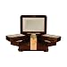 Jewelry : Bubinga Jewelry Chest with Mapa Inlay and Ivory Velvet Cloth Interior