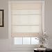 Faux Silk Fabric Natural Roman Shade