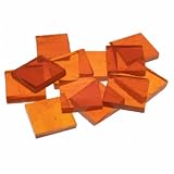 Eigenschaften Mosaikstein GmbH / Tiffany-Glas Mosaik 15x15mm 200g Orange