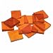 Tiffany-Glas Mosaik 15x15mm 200g Orange