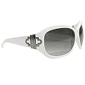 Adi Designs Oversized Fashion Sunglasses - White