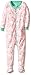 Hatley Baby Girls' Spring Bunnies Footed Coverall