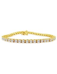 9-Inch 2.60ct Rare Diamond Tennis Bracelet in 14k Yellow Gold