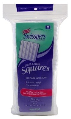 Swisspers 100% Cotton Squares Quilted 160 Count