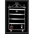 Schmuckst�nder HANNOVER silberfarbig Kettenst�nder Ohrringst�nder Ohrringdisplay Ohrringhalter Halter Ohrringe Armbandst�nder Schmuckhalter Kettenhalter Schmuckpr�sentation f�r Halsketten St�nder Armb�nder Display Schmuck Schmuckdisplay Armbandhalter Collierst�nder B�ste Schmuckb�ste