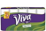 Viva Choose-A-Size Big Roll (1.25X Regular), 1 Ply, White, 10 ct