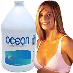 1 Gallon of Ocean 8.5 % "DHA" Sunless Tanning Solution with Dark Bronzer Guide