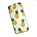 iPhone 6 PLUS Case, DECO FAIRY® Protective Case Bumper[Scratch-Resistant] [Perfect Fit] Translucent Silicone TPU Soft Back Cover for 5.5 inches iPhone 6+ (Pineapple)
