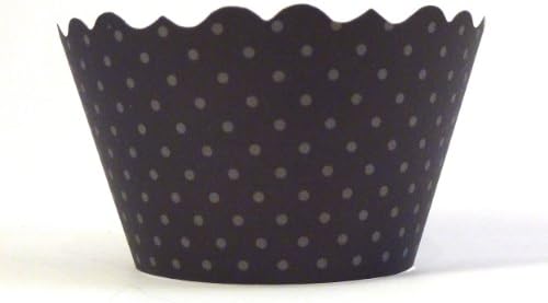 Bella Couture Black Cupcake Wrappers