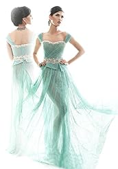 Plus Size Sexy Chiffon/Taffeta/Tulle Beaded Applique Sequined Lace Crystal Crystals Club Dress 