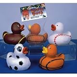Kingsley Tub Toys, Assorted Sports Duck