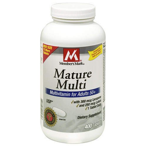 Member's Mark - Mature Multi Vitamin for adults, 400 Tablets (Compare to Cent