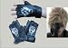 Coser Final Fantasy Cloud Wolf head leather Gloves BLACK