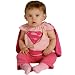 Search : Supergirl Deluxe Fleece Bib Costume: Baby's Size Birth - 9 Months