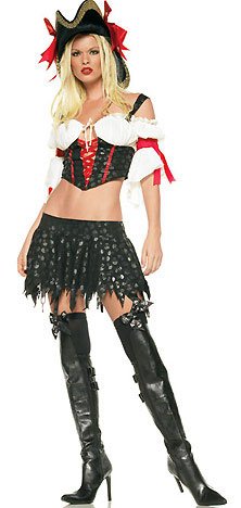 Marauder Pirate Costume Lingerie 