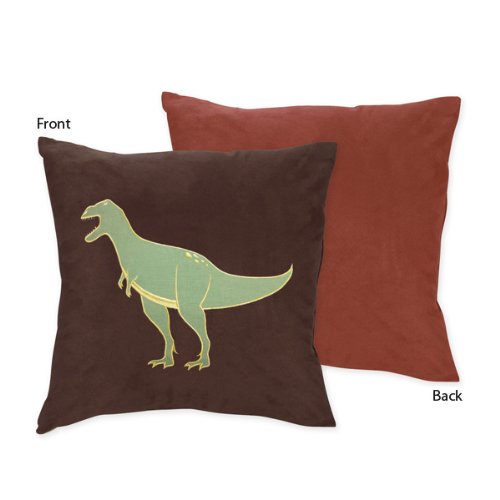 Dinosaur Decorative Accent Throw Pillow by Sweet Jojo Designs