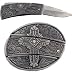Knife Belt Buckle with Beautiful Cross