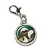 Graphics and More Geometric Sloth Antiqued Bracelet Pendant Zipper Pull Charm with Lobster Clasp