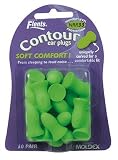 Flents Contour Ear Plugs - Soft Comfort! 10 Pair