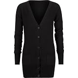 FULL TILT Girls Boyfriend Cardigan - Black