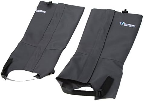 Docooler® Outdoor Waterproof Windproof Gaiters Leg Protection Guard Skiing Hiking Climbing (Grey, M)