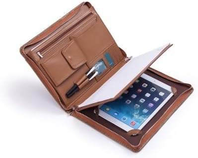 Deluxe Lizard-Textured Padfolio for iPad 4, iPad 3, iPad 2 and Letter / A4 Paper