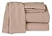 Elite Home Winter Nights Fleece Extra Plush 3-Piece Sheet Set, Twin, Cocoa