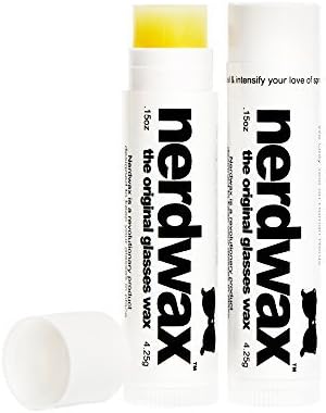 Nerdwax The Original Glasses Wax - Stop Slipping Glasses - Best Deal, 2 Piece by Nerdwax