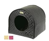 Katzen- oder Hundehaus CITY CHIC in 3 Farben (schwarz, beige und pink) und 2 Groessen