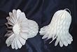 Honeycomb Bells - Bridal/Wedding/Anniversary Decor - 5" (6 count) - White