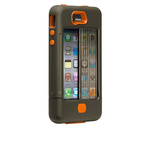 Case-Mate CM016802 Tank Case for the Apple iPhone 4/ 4S - Military Green/Orange