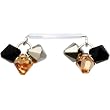 Handcrafted Austrian Crystal Bioplast Nipple Ring MADE WITH SWAROVSKI ELEMENTS