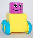 Fisher Price Stack Around Silly Town Block with Wheels