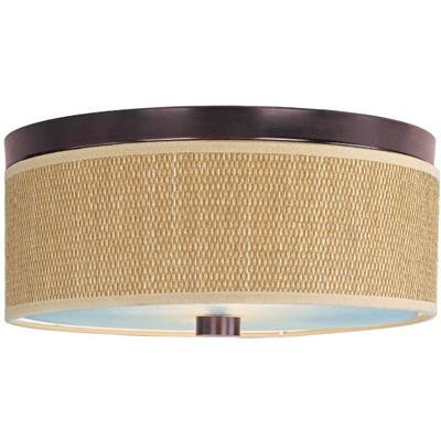 ET2 Lighting E95002-101OI 2 Light Elements Flush Mount Ceiling ET2 Lighting E95002-101OI 2 Light Elements Flush Mount Ceiling