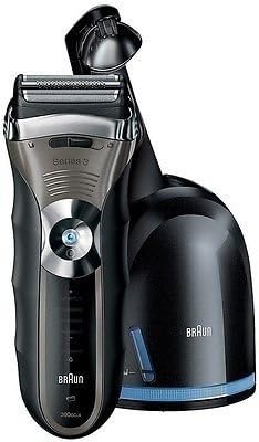 Braun 390cc-4 Series 3 Clean and Renew Charge System Mens Electric Foil Shaver