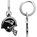Team Titanium New England Patriots Steel Helmet Earrings