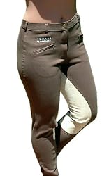 Ladies Cotton Full Seat Breeches -Chocolate -28
