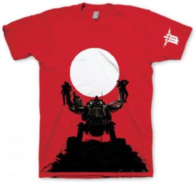 Wolfenstein The New Order Trophy Medium T-Shirt, Red (Ge1650m)