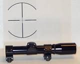 Burris Short Mag Scope; 4x24 Plex Reticle; 4 x 24 mm; Rifle Scope Gloss Black