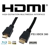 GOLD PLATED HDMI to HDMI CABLE LEAD For Sony Playstation 3 PS3 Slim