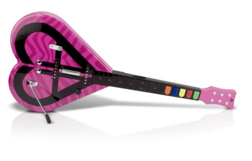 Wii Aly & AJ Heart Shape Guitar for Guitar Hero