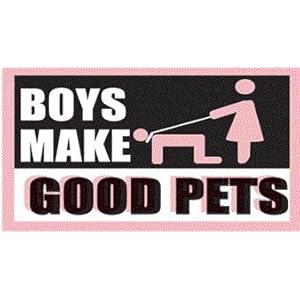 Funny Stickers on Funny Car Stickers   Any Car   Uk Gifts   Boys Make Good Pets  Amazon